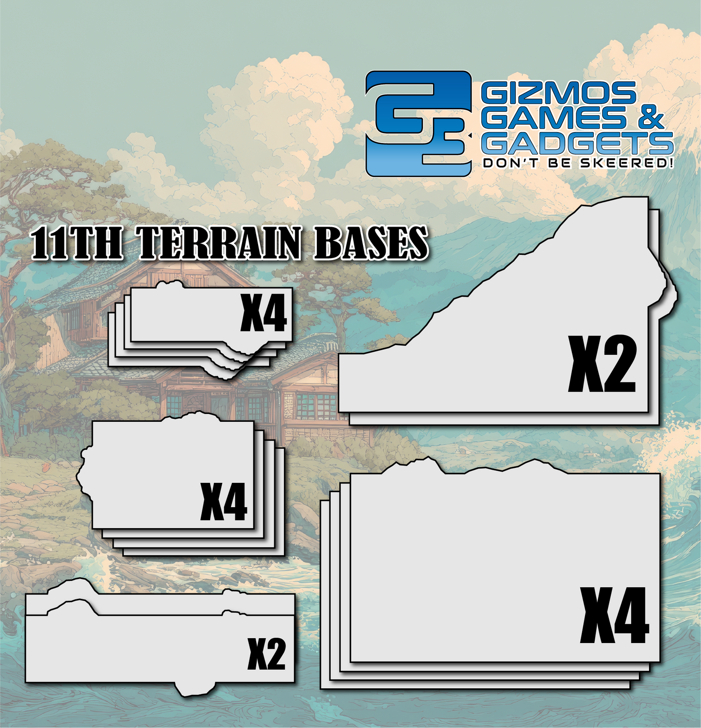 Terrain Templates Suitable for Sci-Fi Combat Games