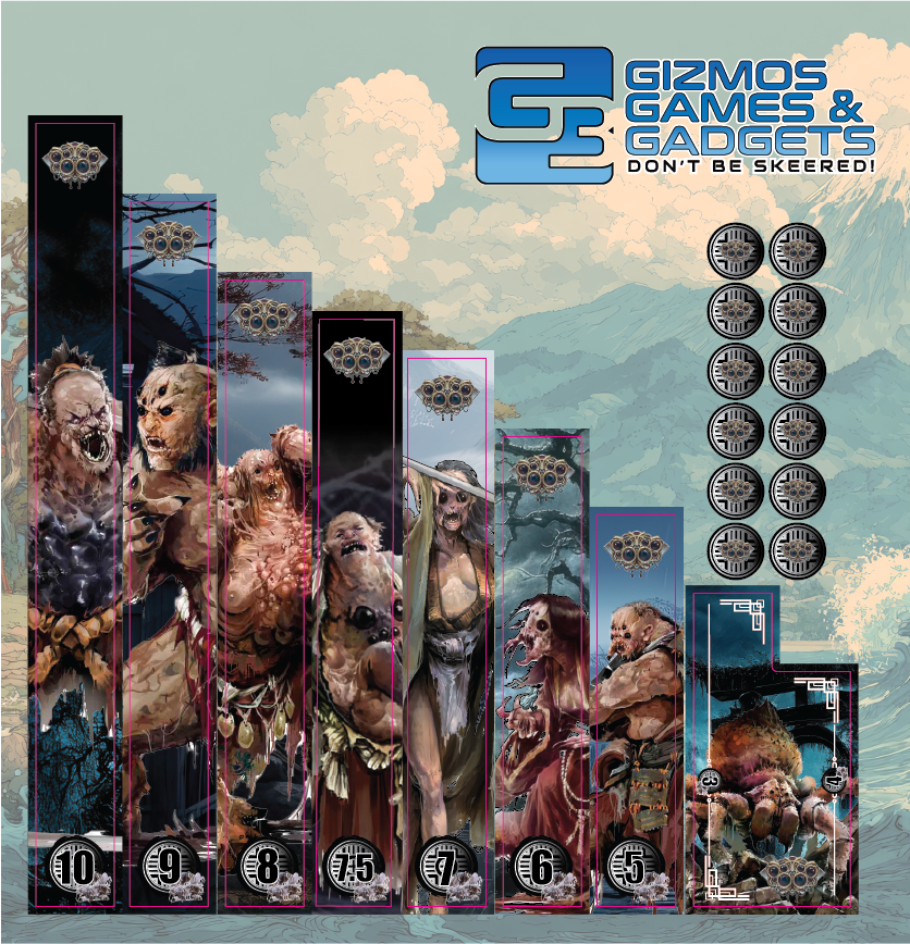 Bushido Faction Rulers & Measuring Tools