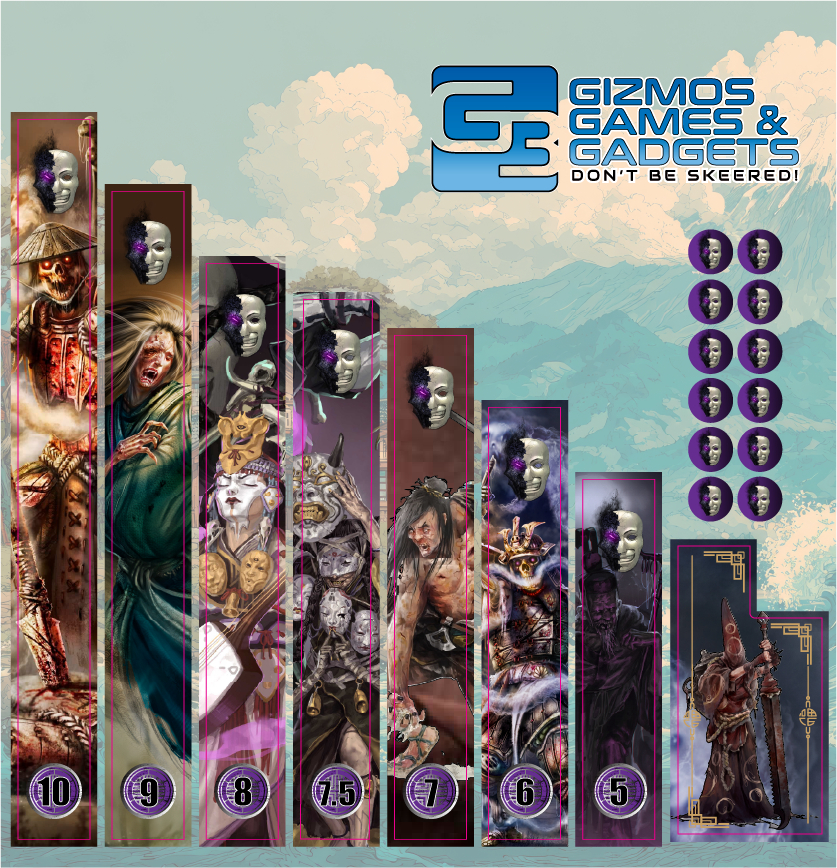 Bushido Faction Rulers & Measuring Tools