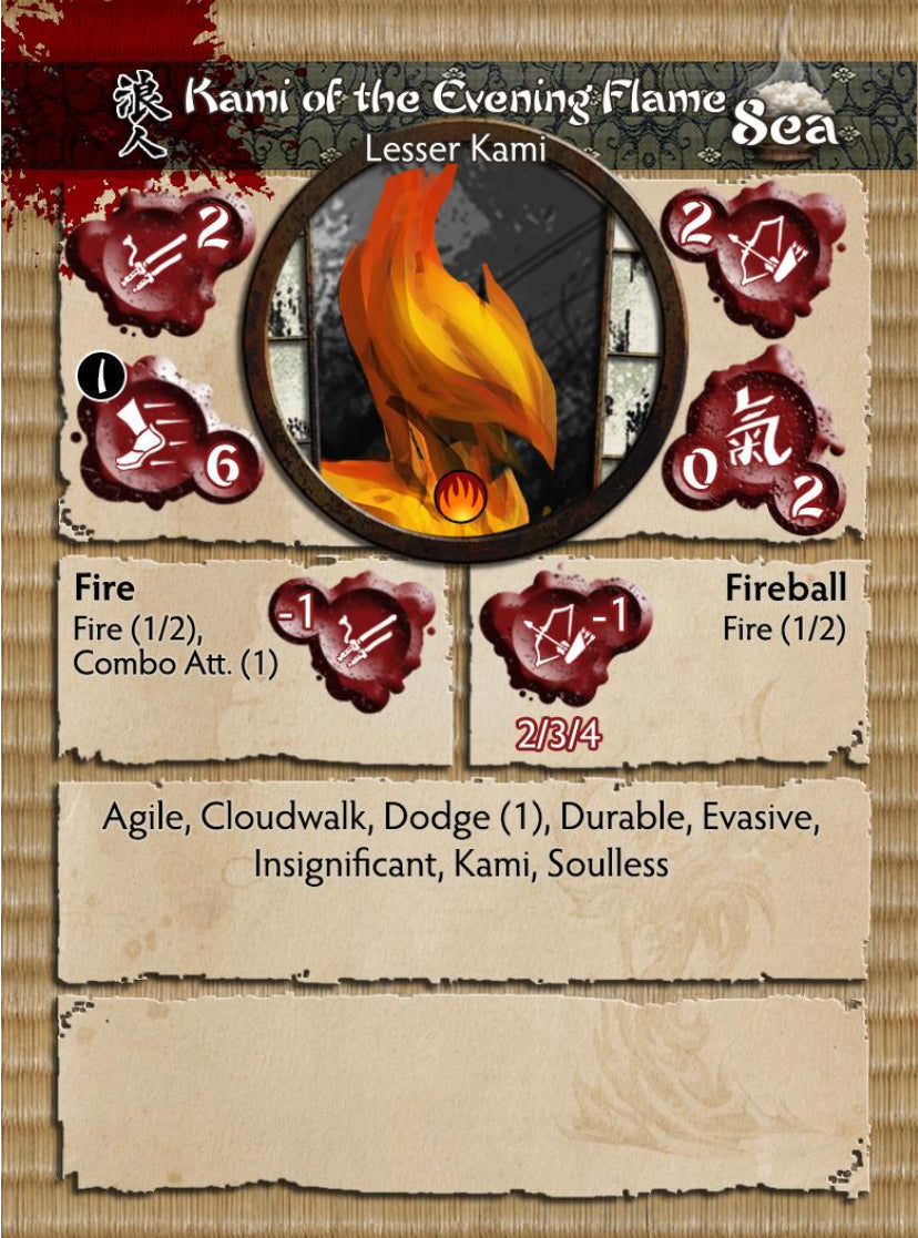 Lesser Kamis of the Evening Flame