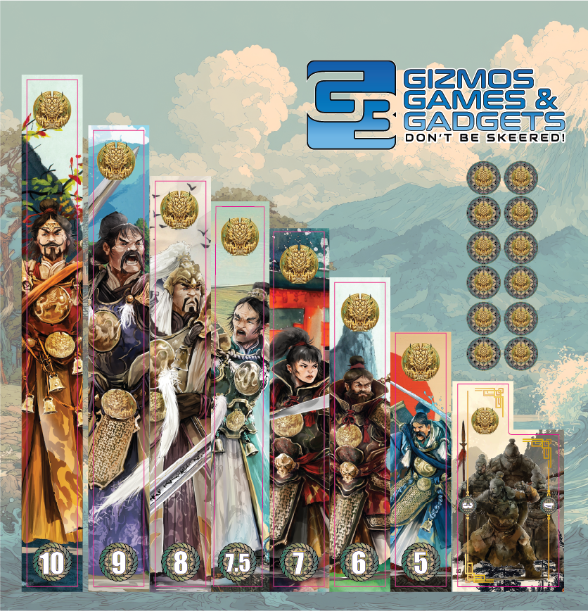 Bushido Faction Rulers & Measuring Tools