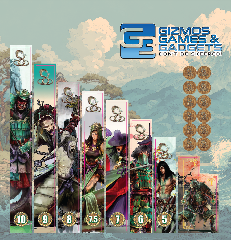 Bushido Faction Rulers & Measuring Tools