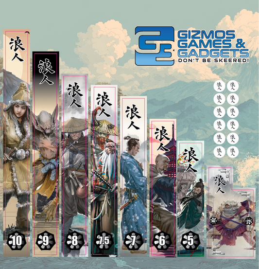 Bushido Faction Rulers & Measuring Tools
