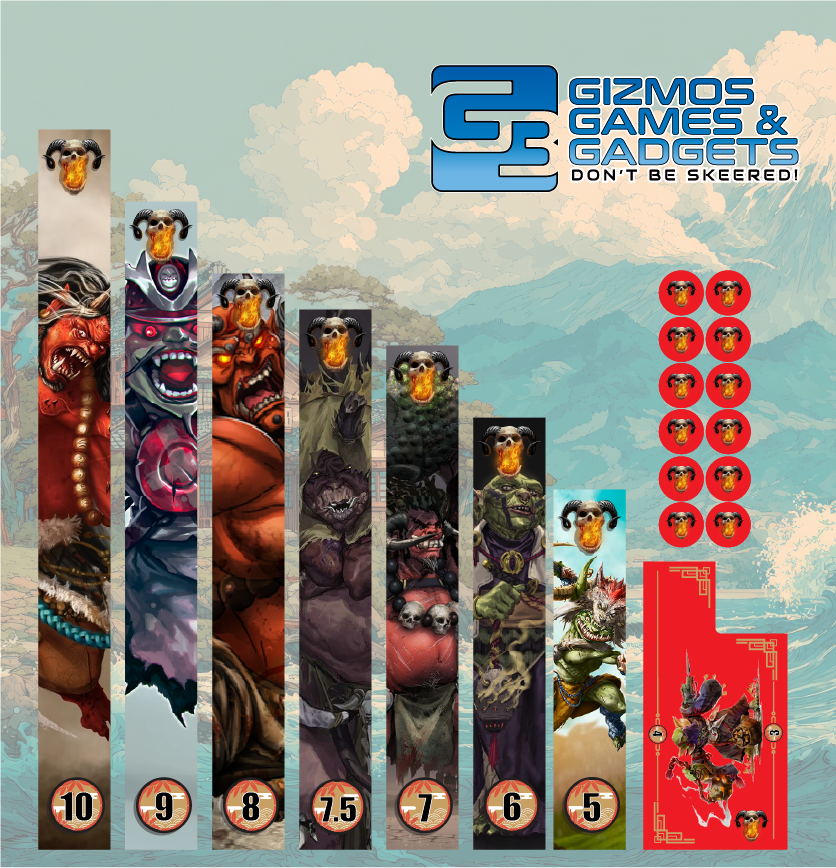 Bushido Faction Rulers & Measuring Tools