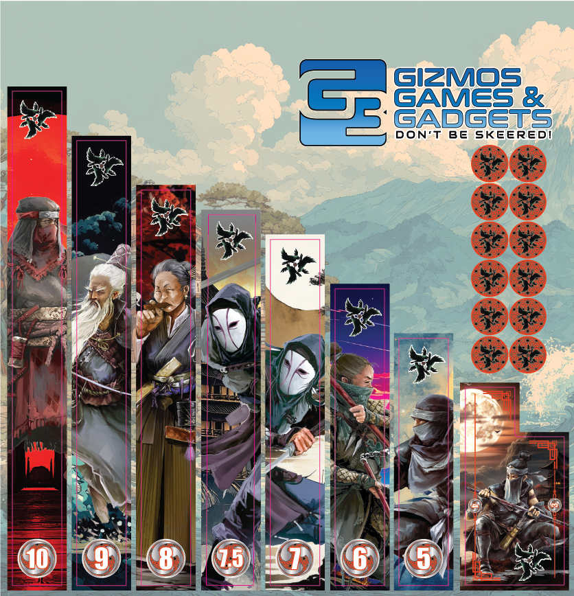 Bushido Faction Rulers & Measuring Tools