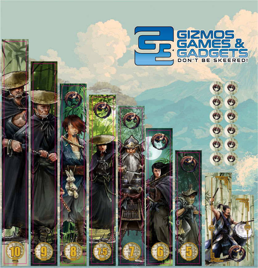 Bushido Faction Rulers & Measuring Tools
