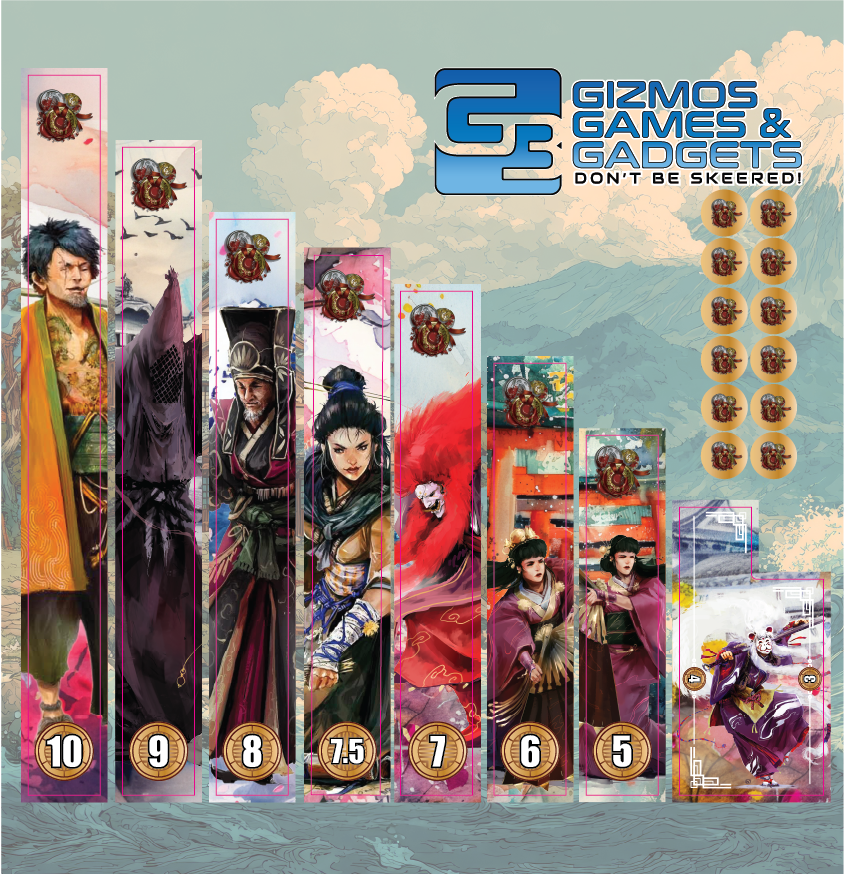 Bushido Faction Rulers & Measuring Tools