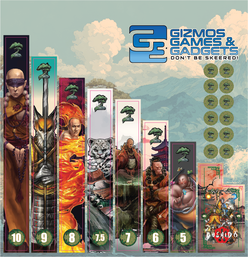 Bushido Faction Rulers & Measuring Tools